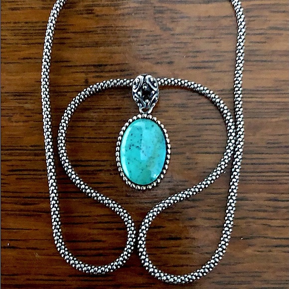 $82 Estate Designer Pendant and Chain Sterling Silver Marked SX 925 THAILAND - Picture 2 of 5